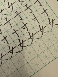 Mandaring language writing